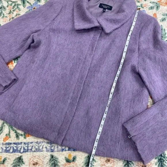Talbots Purple Women's Blazer - Picture 3 of 9